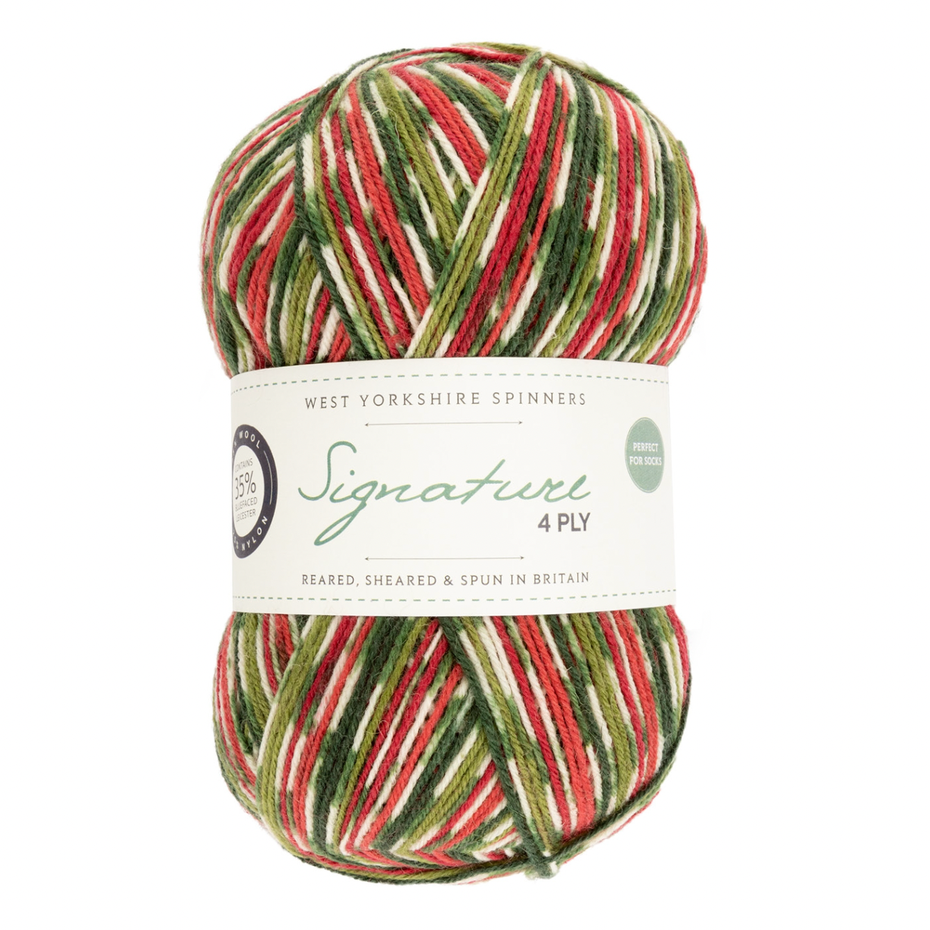 WYS Signature 4 ply yarn Holly Berry 886