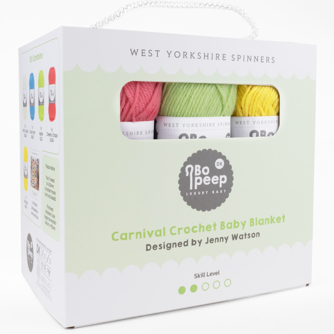 Bo Peep Carnival Crochet Baby Blanket Kit