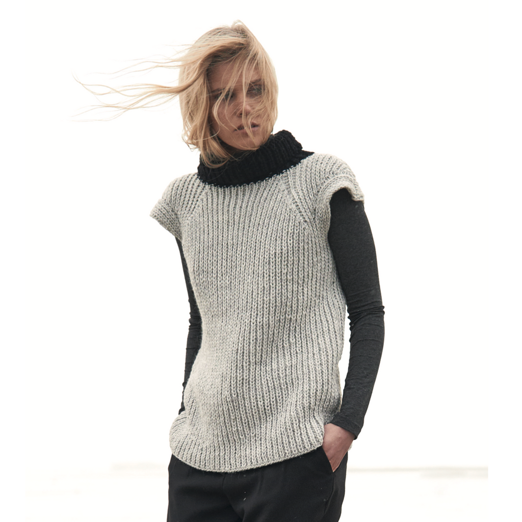 Rico Alpaca Blend Chunky Knitting Pattern 502 tank (D)