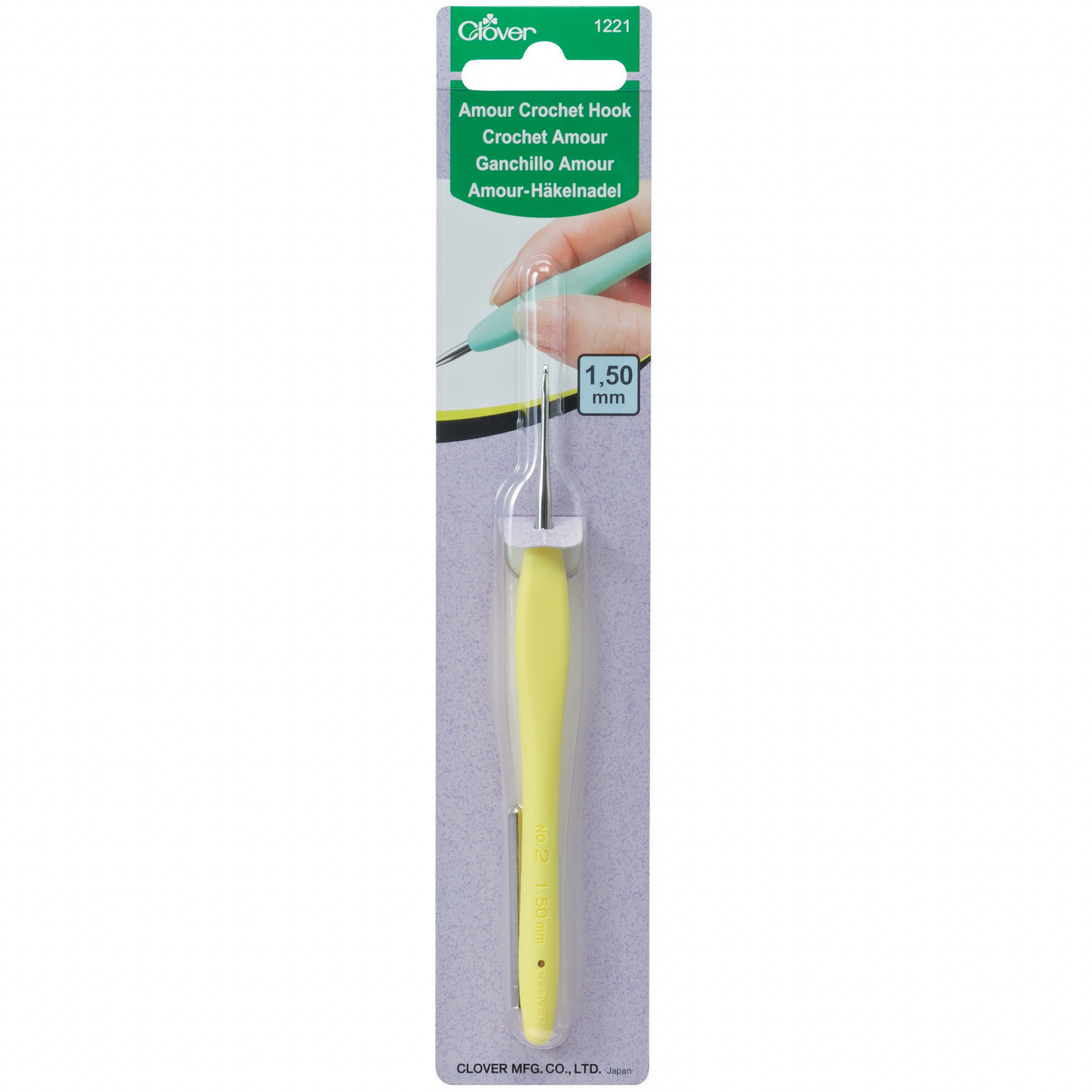 Clover 1.5mm crochet hook