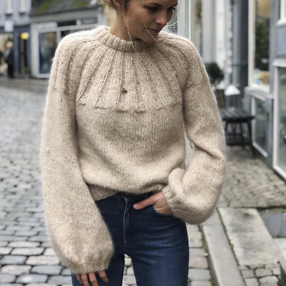 Sunday Sweater Knitting Pattern by PetiteKnit