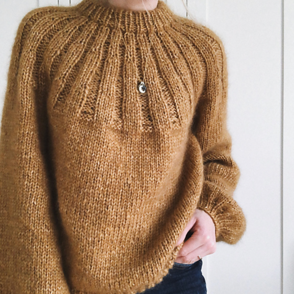 Sunday Sweater Knitting Pattern by PetiteKnit