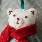 Polar Bear Felt Craft Mini Kit