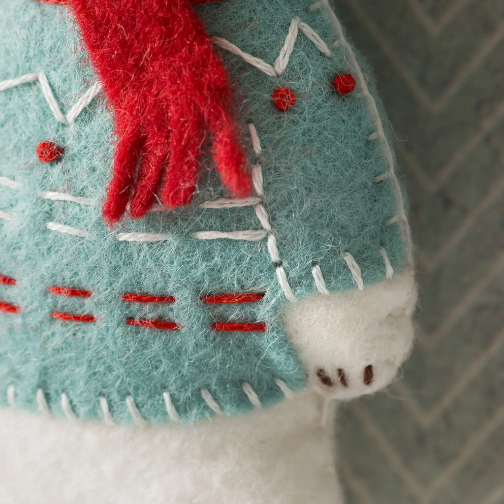 Polar Bear Felt Craft Mini Kit