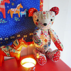 Velvet Teddy Bear Sewing Kit : Folk