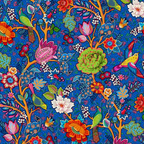 Half Metre : Odile Bailloeul VELVET Bali Blue