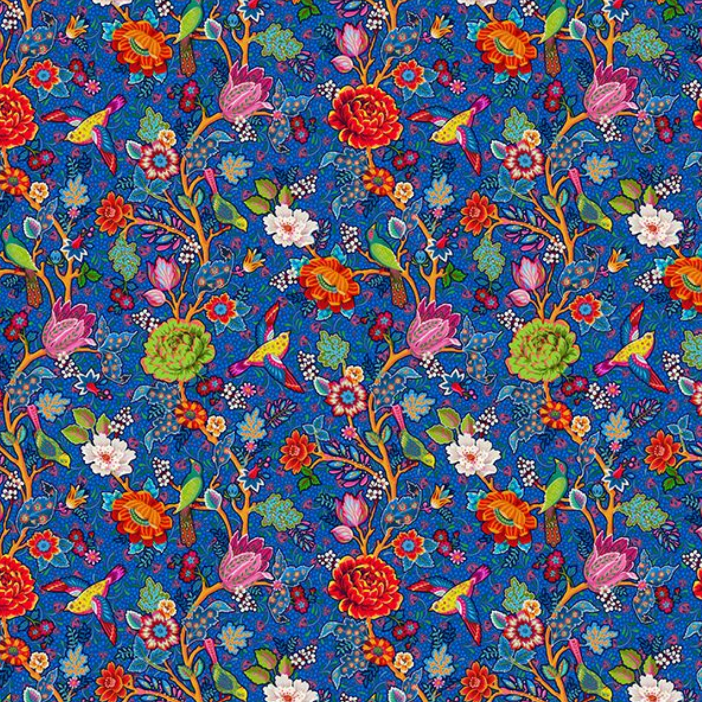 Half Metre : Odile Bailloeul VELVET Bali Blue