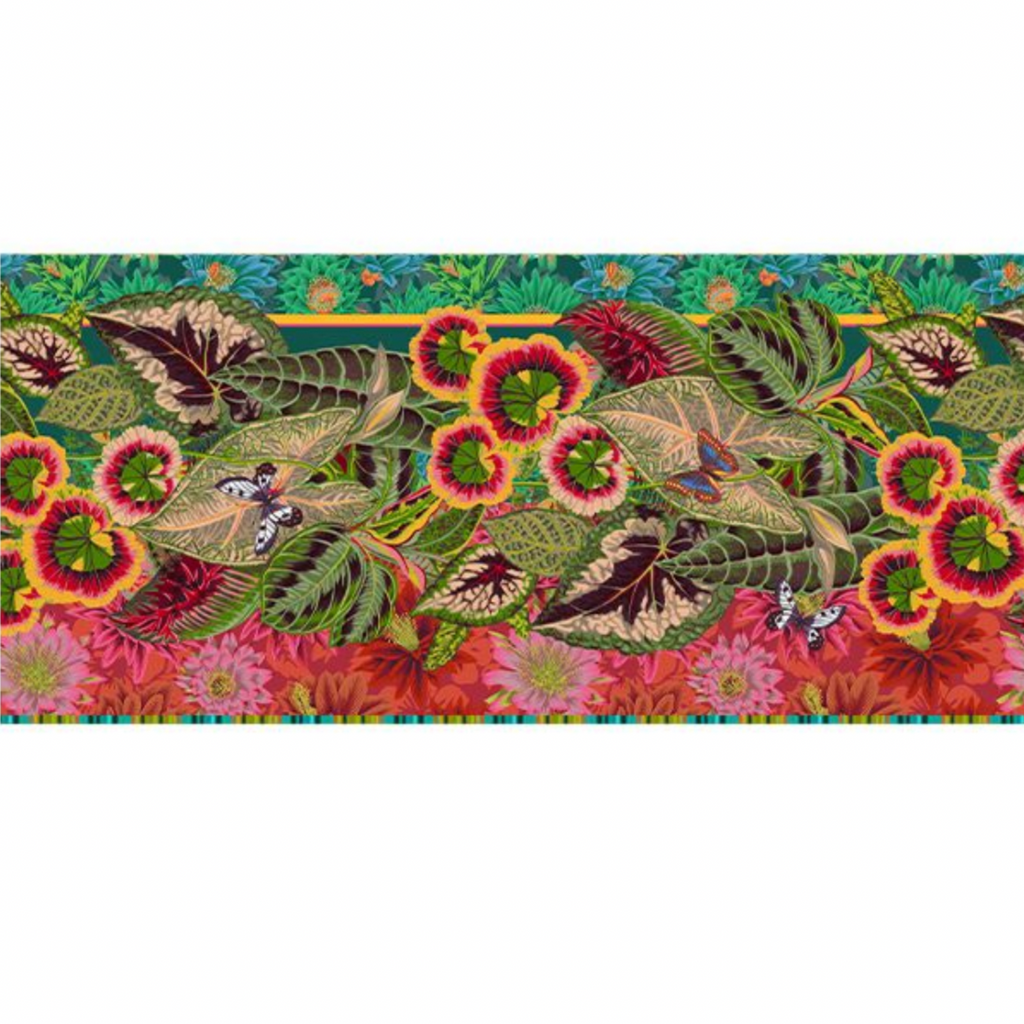 Velvet Border : Philip Jacobs Treasure Island : per metre