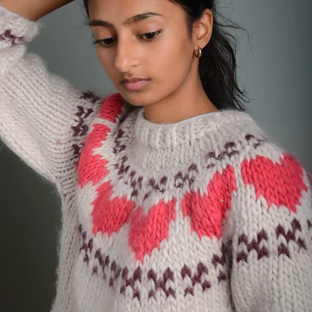 Super Chunky Jumper Pattern by Mrs Moon : Lovestruck