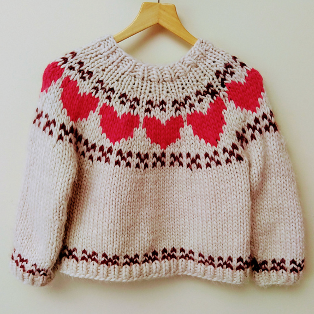 Super Chunky Jumper Pattern by Mrs Moon : Lovestruck