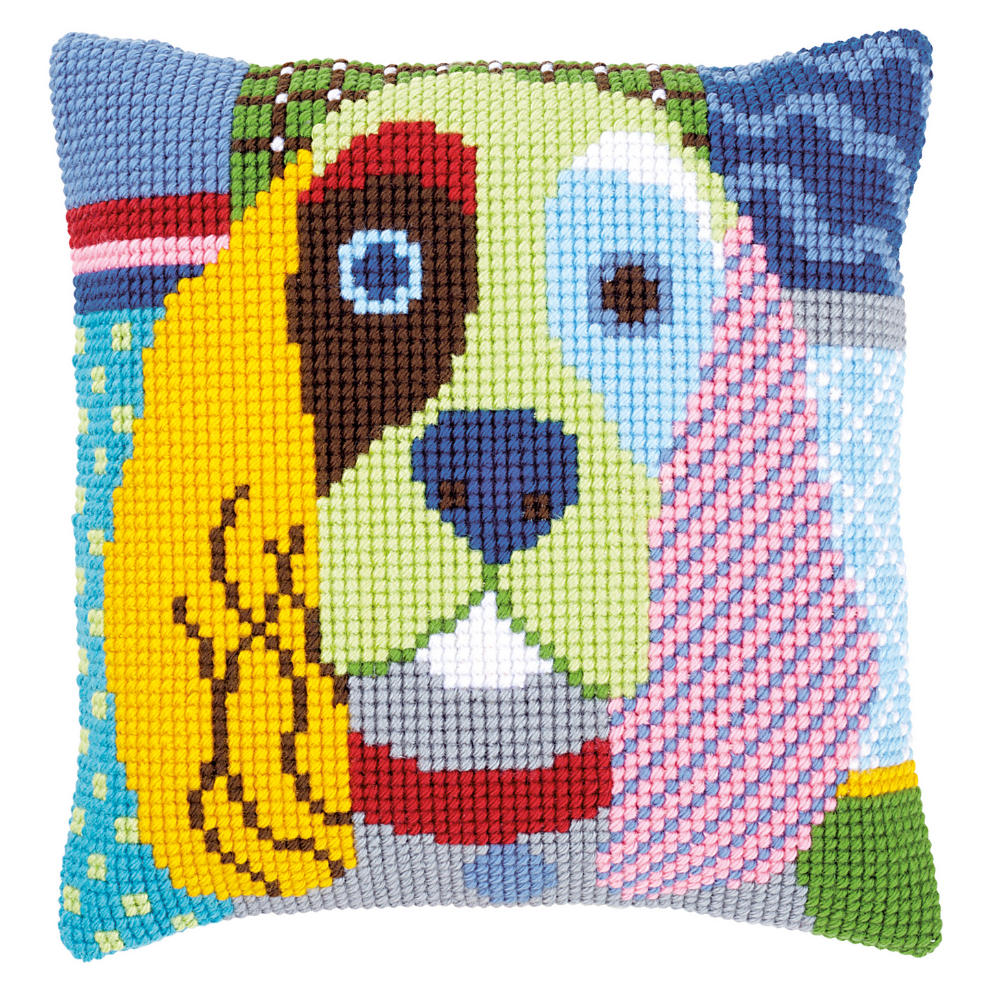 Cross Stitch Cushion Kit: Modern Dog