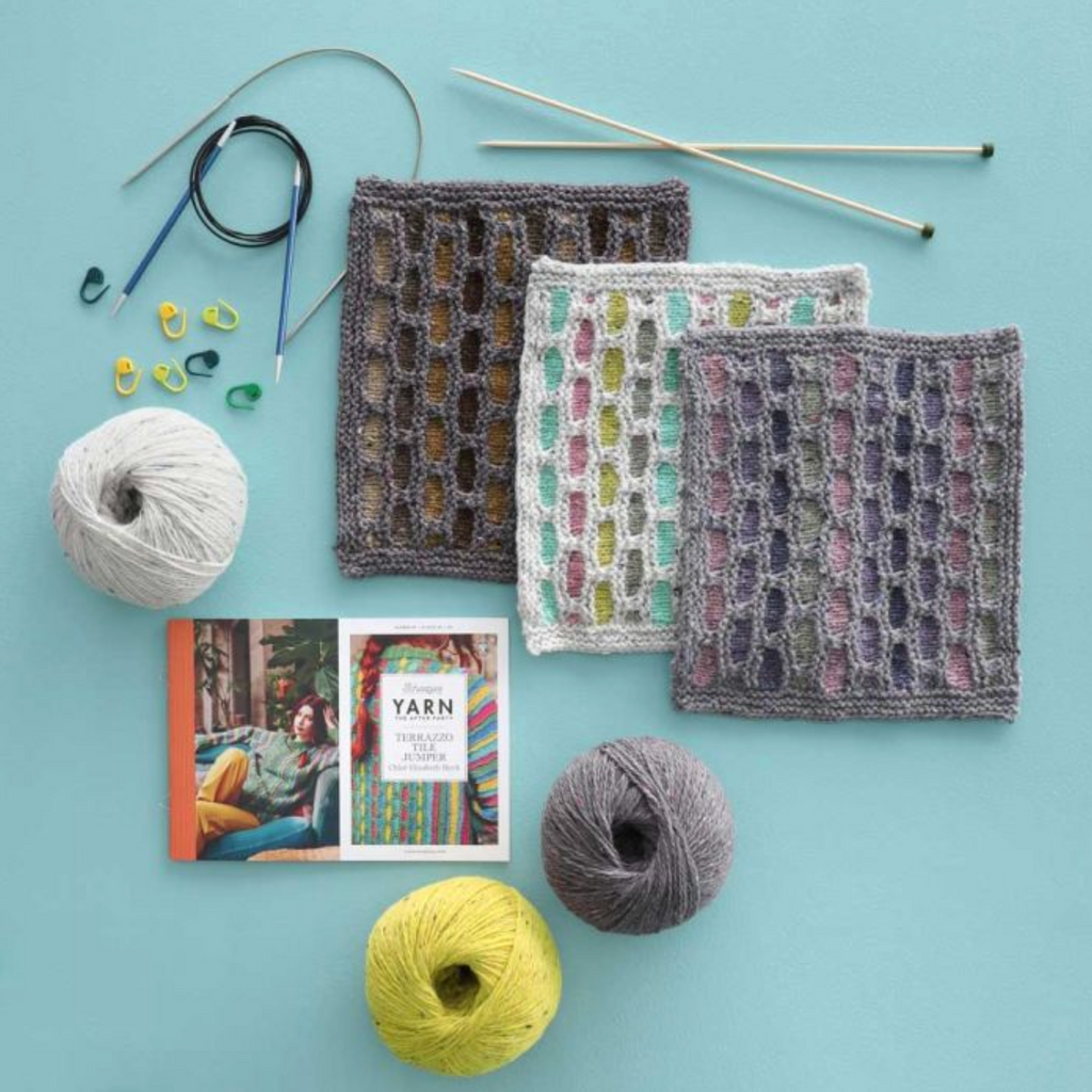 Scheepjes Terrazzo Tile Jumper Knitting Pattern : Lots of Colours Options