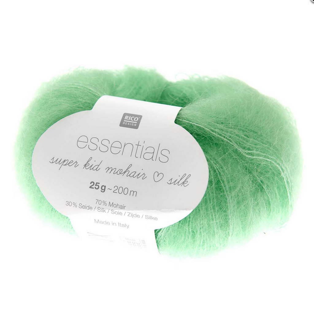 Super Kid Mohair Silk 25g Bright Green 062