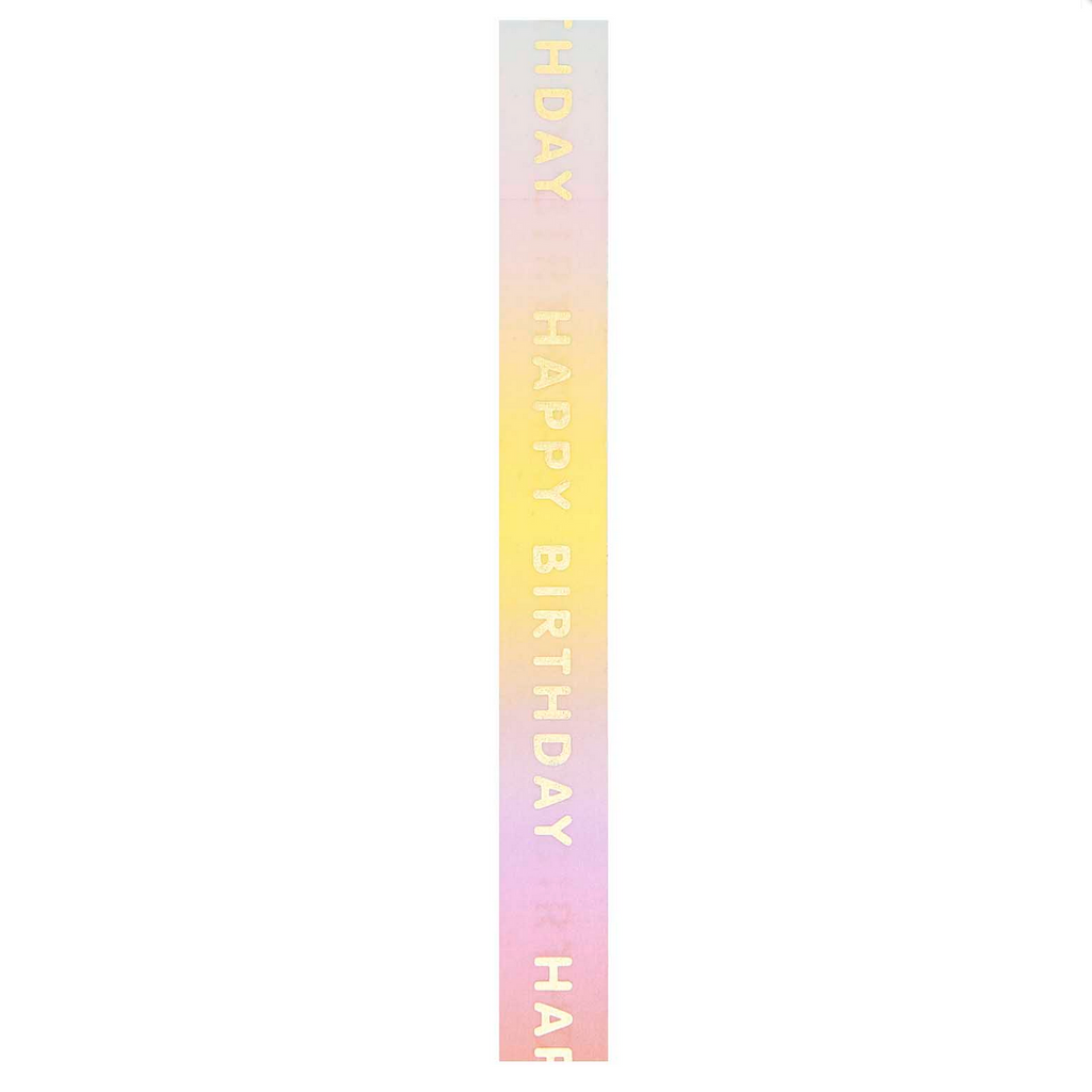 Rainbow Happy Birthday Washi Tape