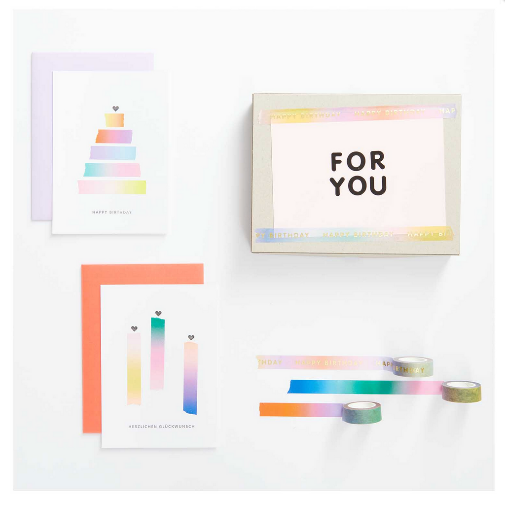 Rainbow Pastel Washi Tape