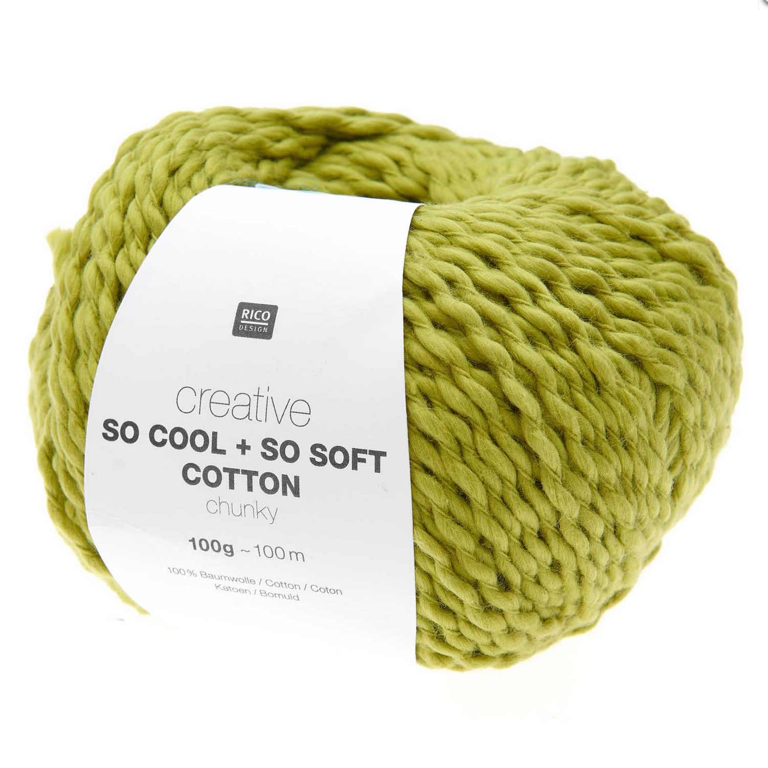 Rico So Cool & So Soft Cotton Chunky : 024 Lime
