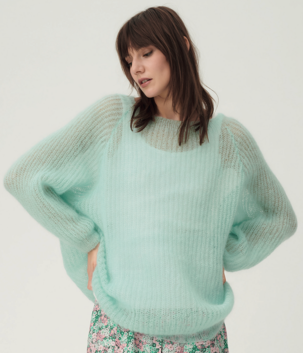 Super Kid Mohair Pattern 1281 Jumpers & Bows