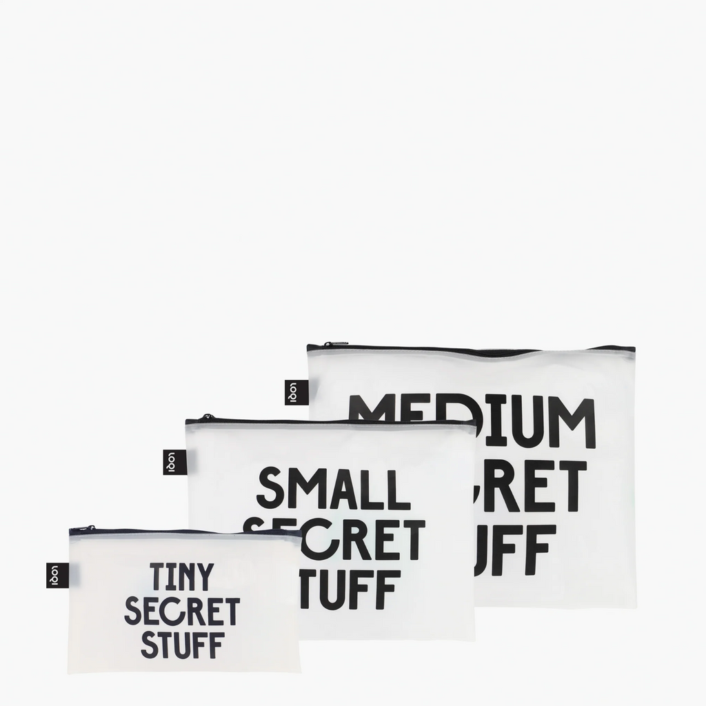 Transparent Secret (and Classified) Zip Pockets