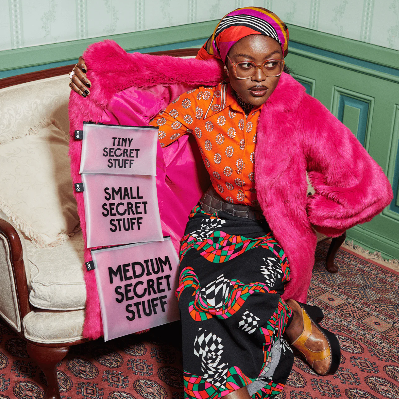 Transparent Secret (and Classified) Zip Pockets