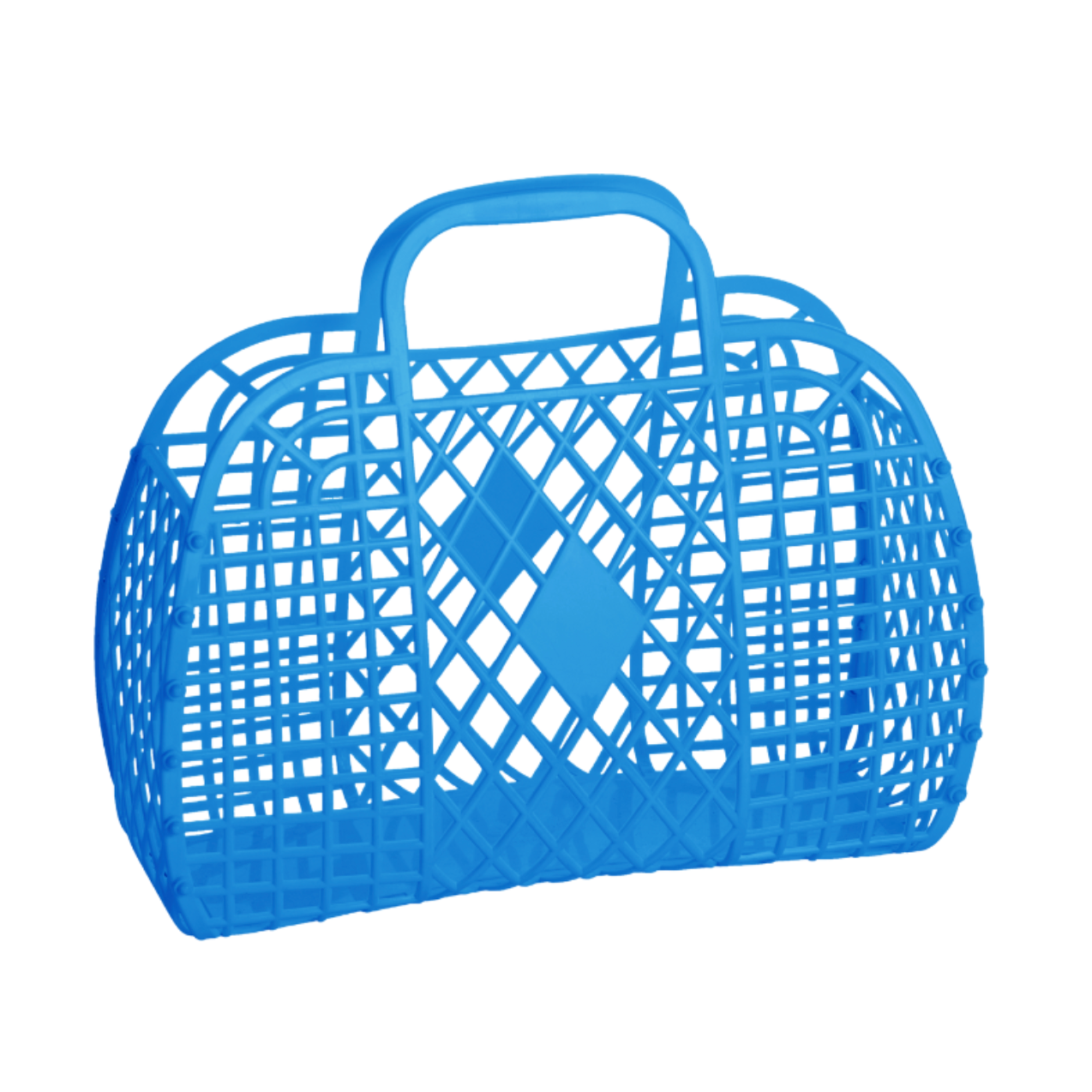 Retro Basket Small Royal Blue