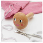 Wooden Mushroom Darner : Smiley Face