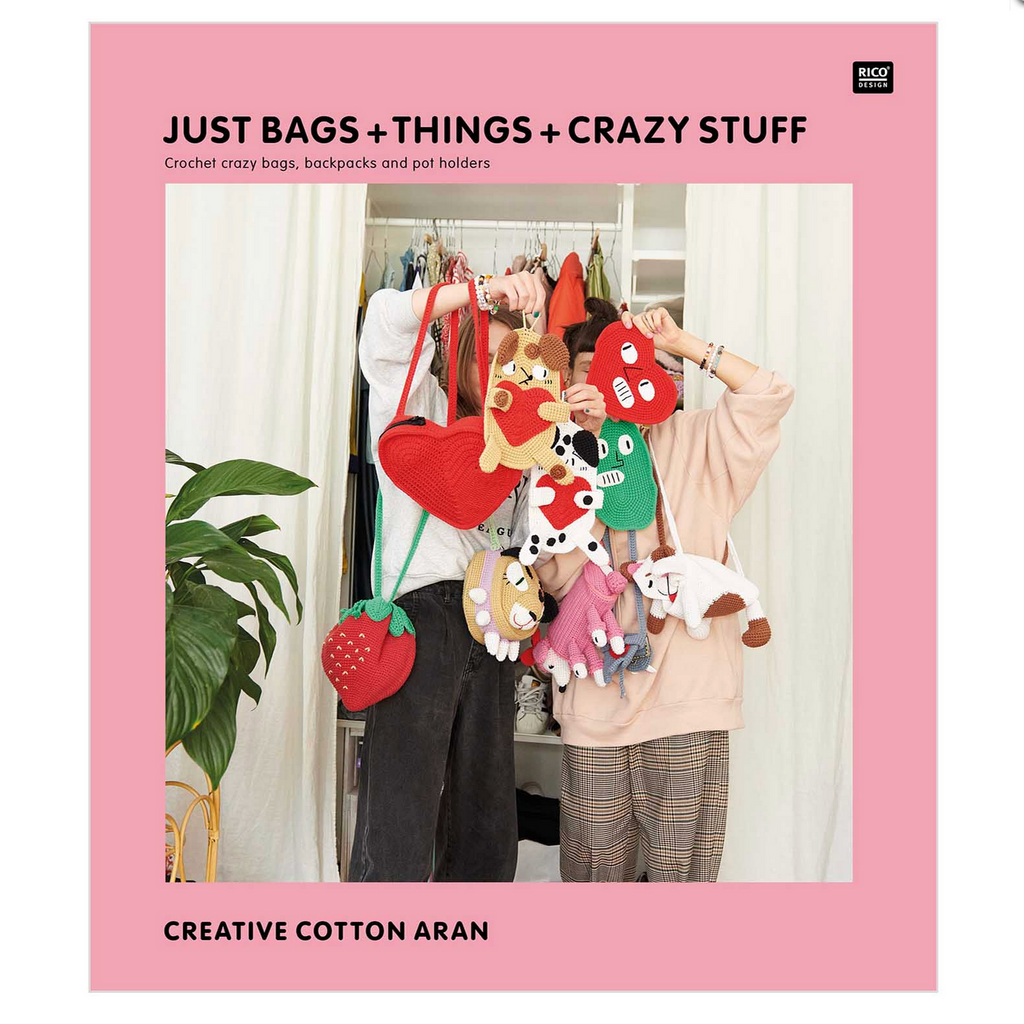 Just Bags + Things + Crazy Stuff Pattern Book (using our Cotton Aran) (D)