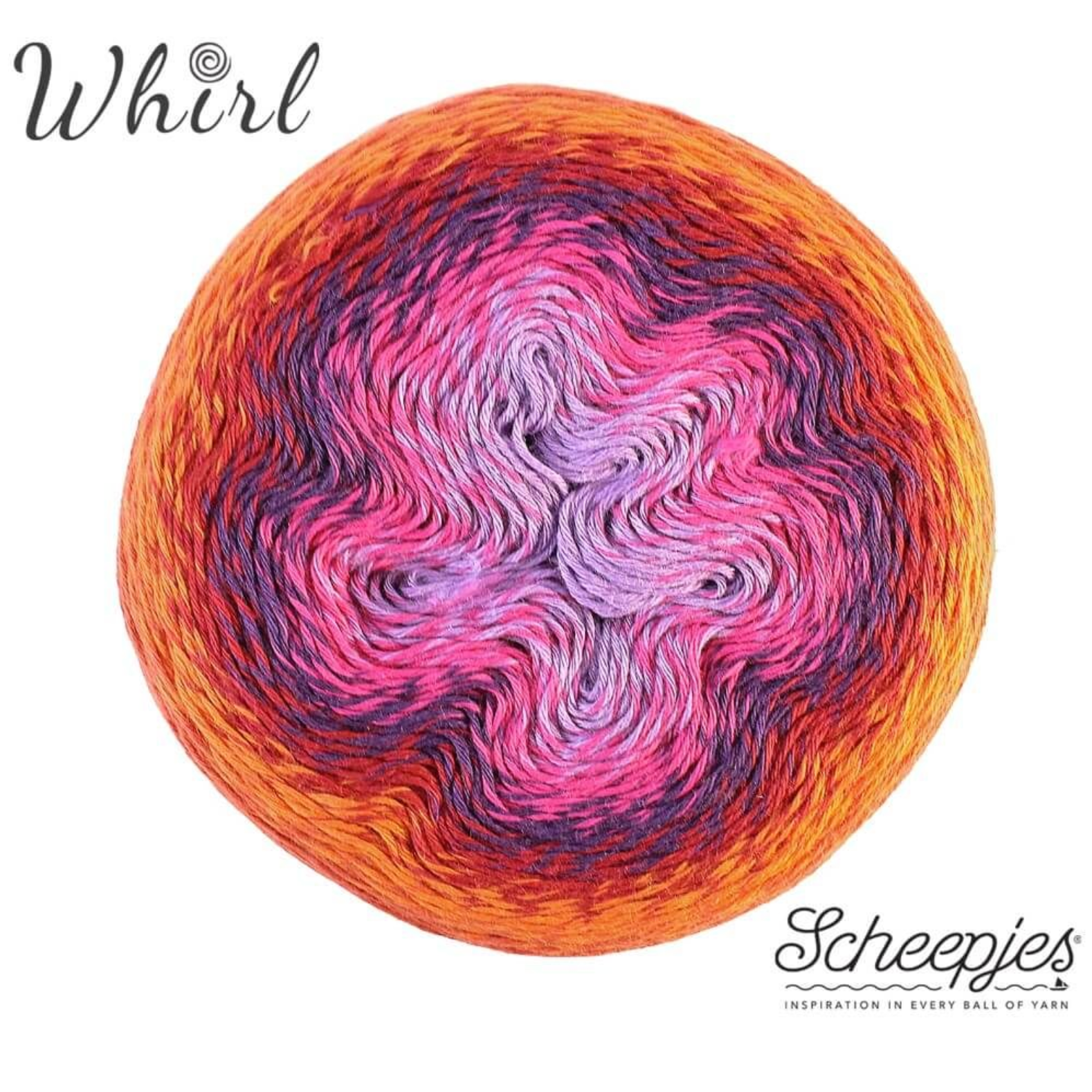 Scheepjes Whirl  764 Red Velvet Sunrise