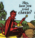 Hey, Have you tried CHEESE? Devil Tea Towel