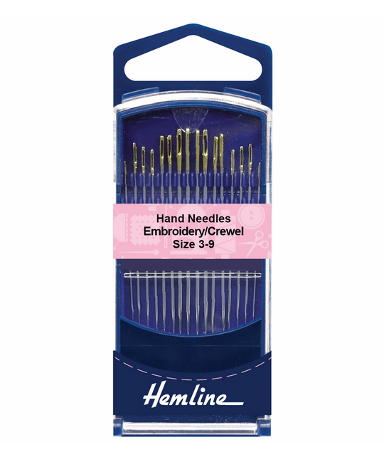 Embroidery/Crewel Hand Needles sizes 3-9