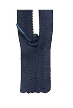 'Make A Zipper' Zip (Invisible Style) : Navy : per half metre