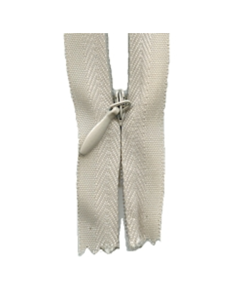 'Make A Zipper' Zip (Invisible Style) : Beige : per half metre