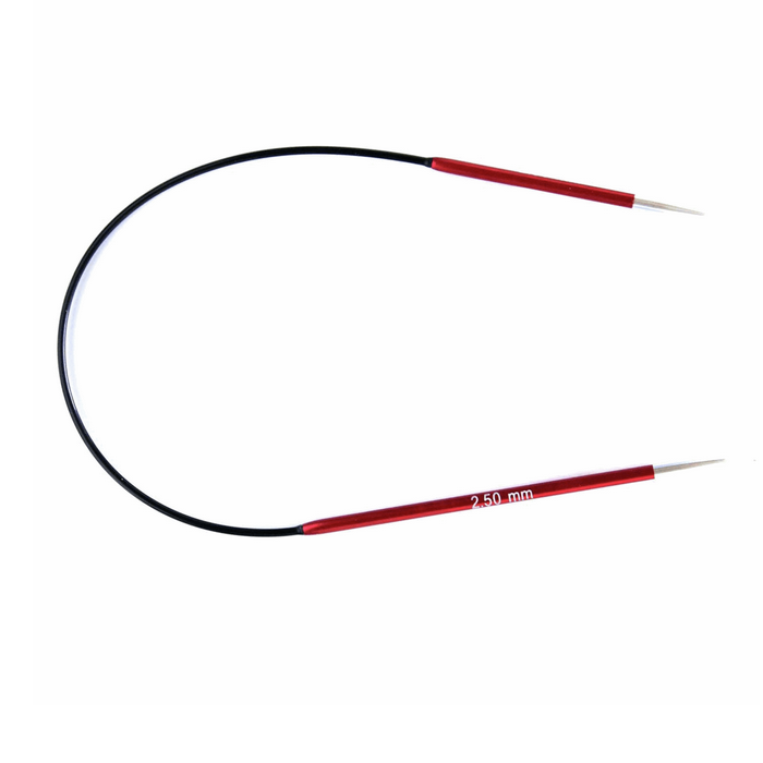 Knit Pro ZING Fixed Circular Needles : 25cm x 2.50 mm