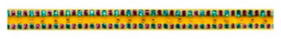 Beaded velvet ribbon 10mm per metre : Yellow