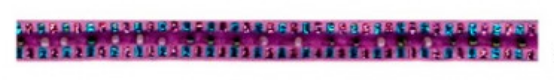 Beaded velvet ribbon 10mm per metre : Purple