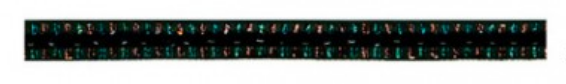 Beaded velvet ribbon 10mm per metre : Black