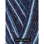WYS Signature 4 ply sock yarn Signature Sparkle : 906 Silent Night