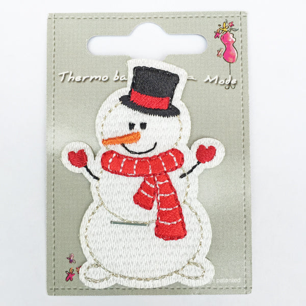 Snowman Iron on Motif