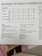 Sheepjes Metropolis Sunday Funday Cardigan Knitting Pattern
