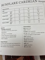 Sheepjes Metropolis Sunflare Cardigan Crochet Pattern