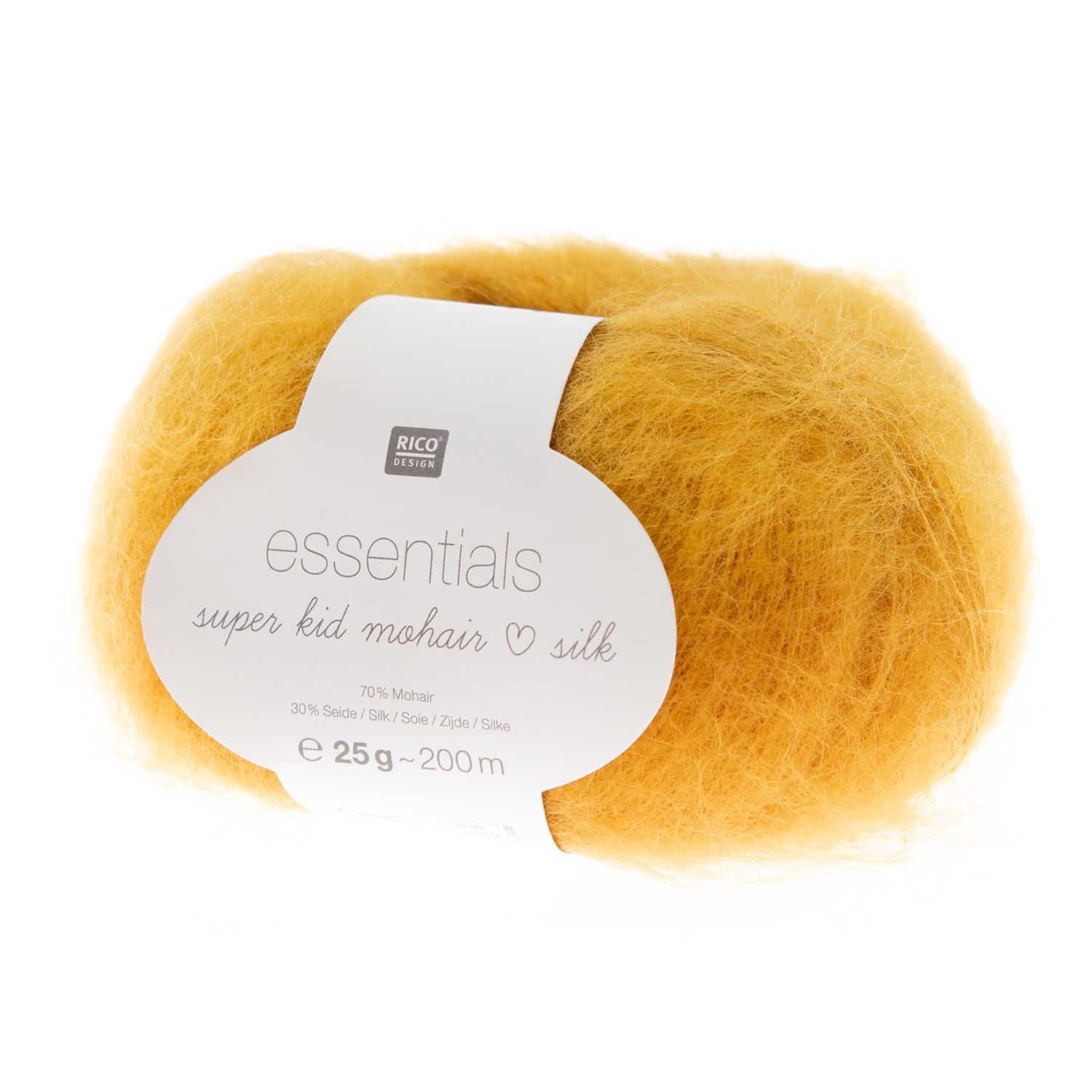 Super Kid Mohair Silk 25g Mustard 037