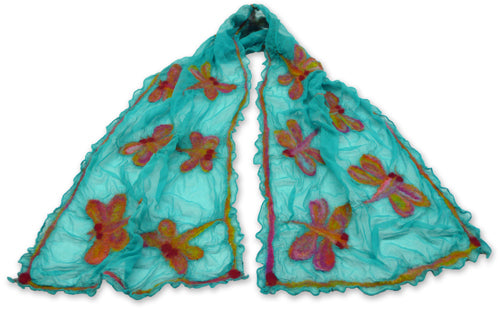 Diaphanous Damsel Nuno Scarf Feltmaking Kit