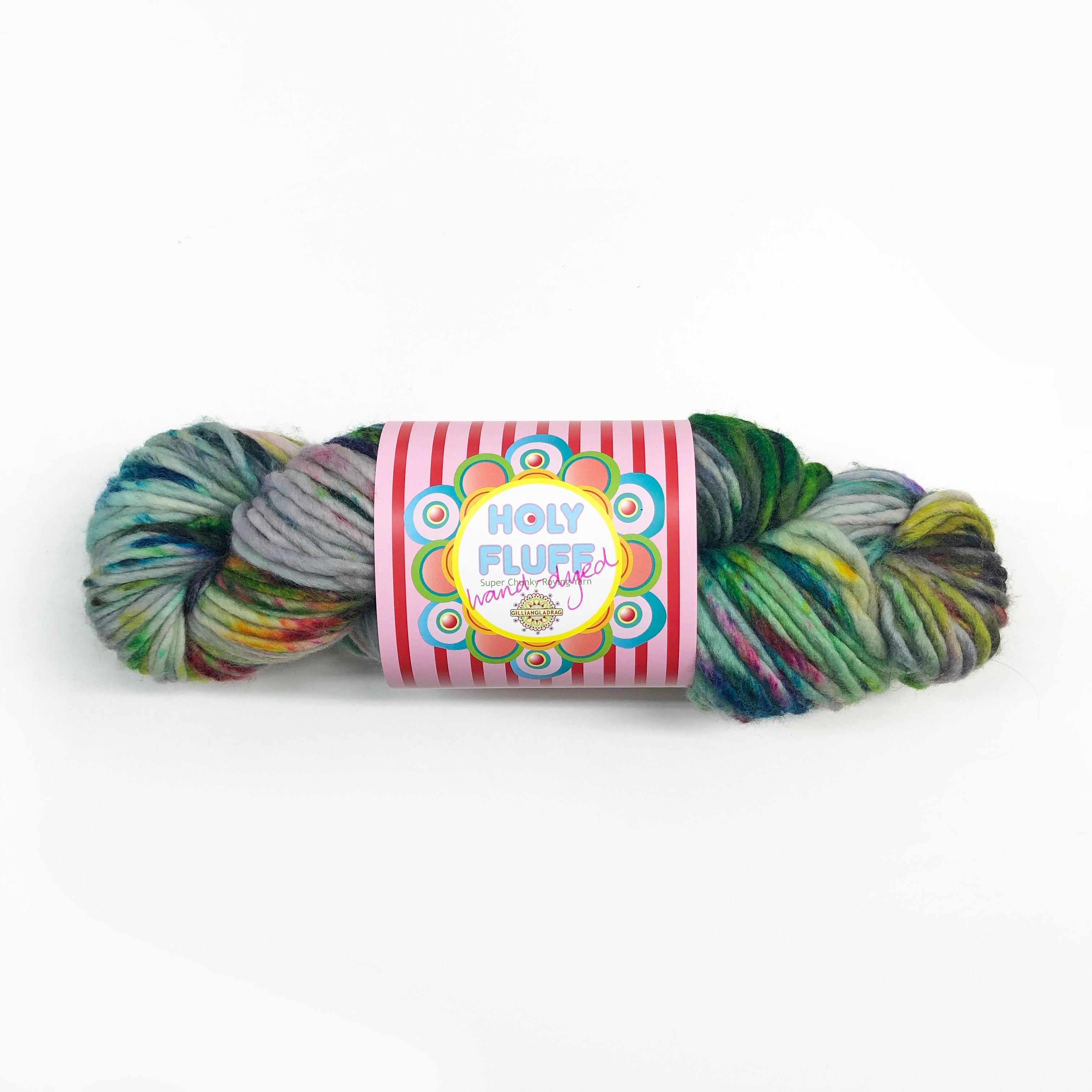 Holy Fluff Hand Dyed Super Chunky 200g : 'The Hills Are Alive with the Sound of Music'