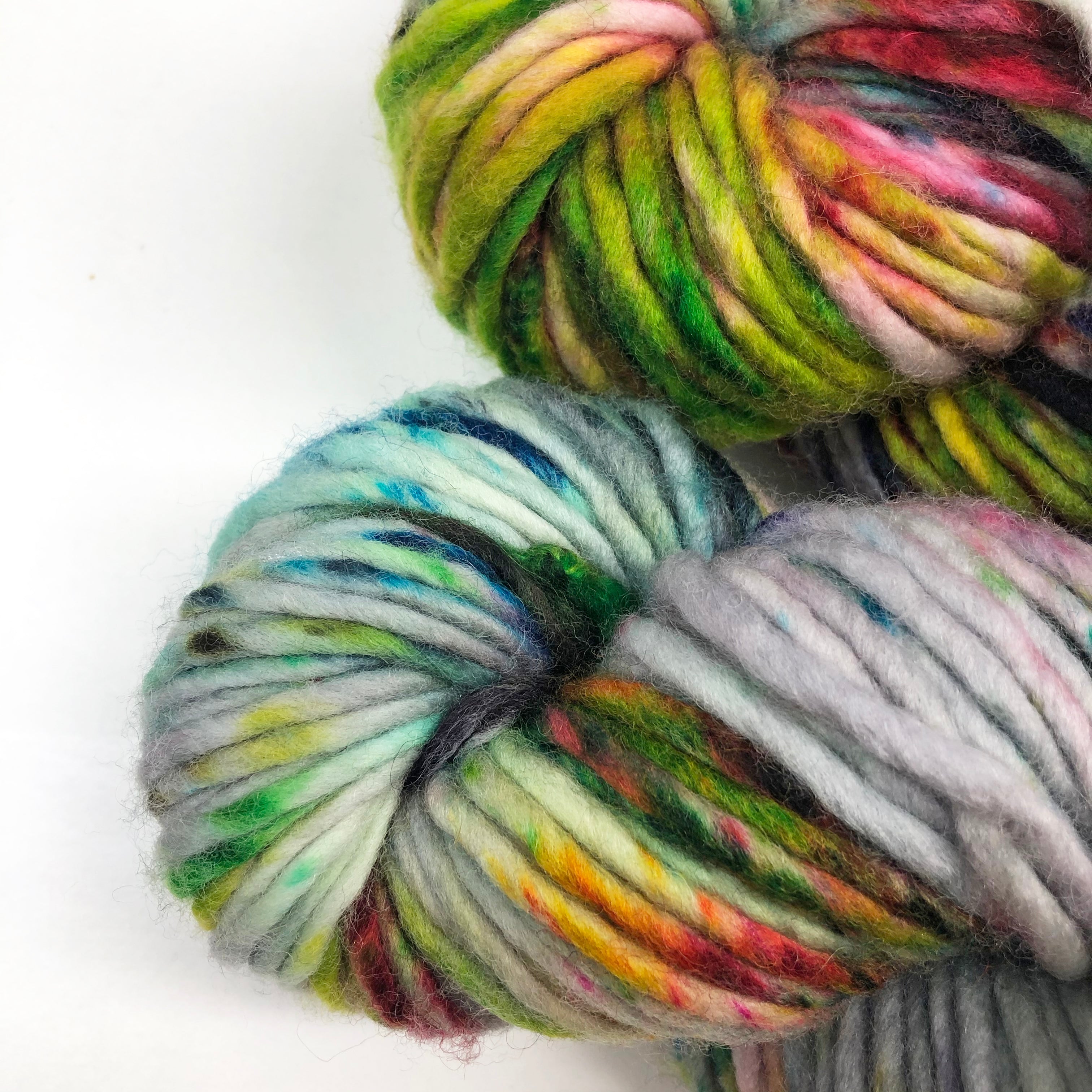 Holy Fluff Hand Dyed Super Chunky 200g : 'The Hills Are Alive with the Sound of Music'