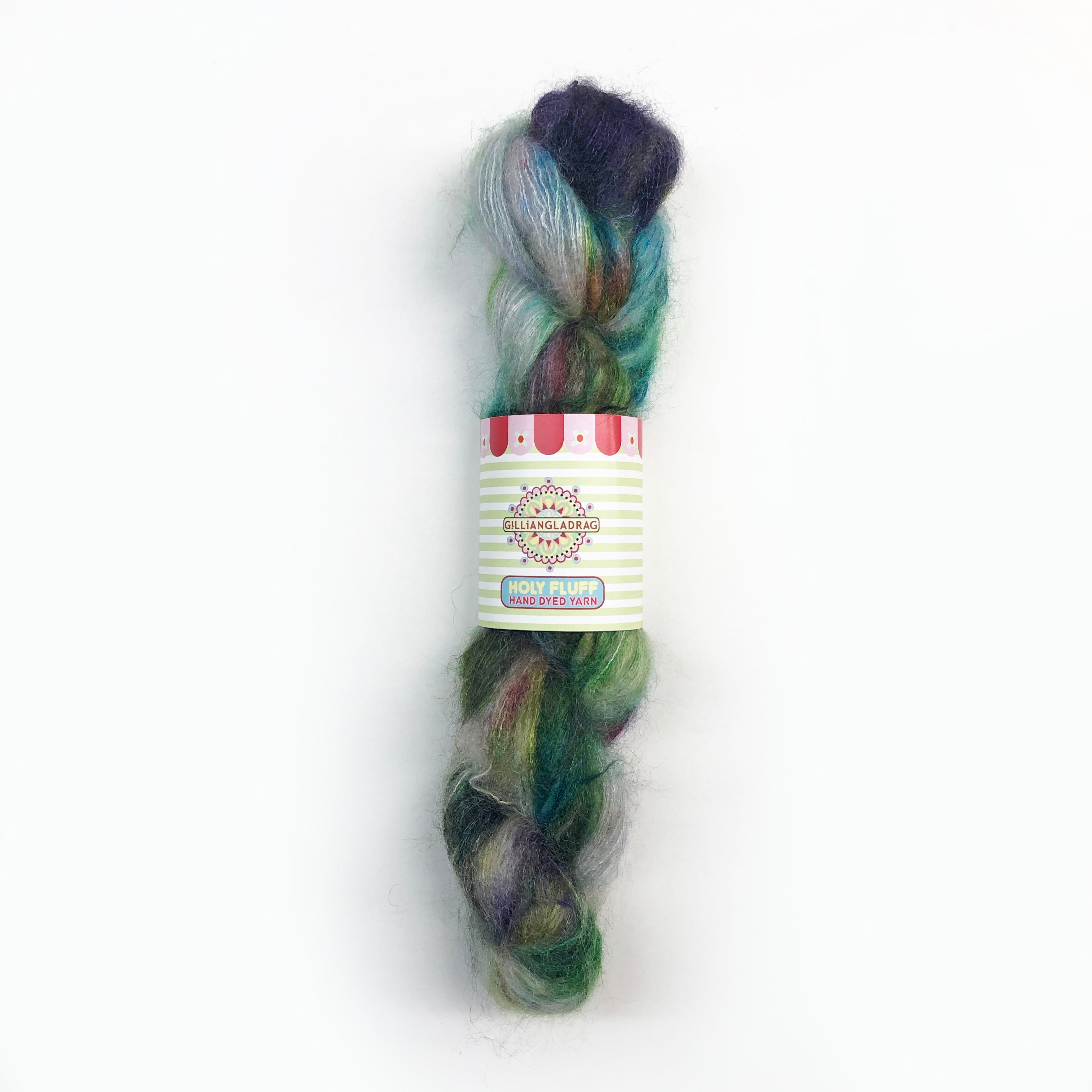 Gilliangladrag Holy Fluff Hand Dyed Kid Silk Lace : 'The Hills Are Alive with the Sound of Music'