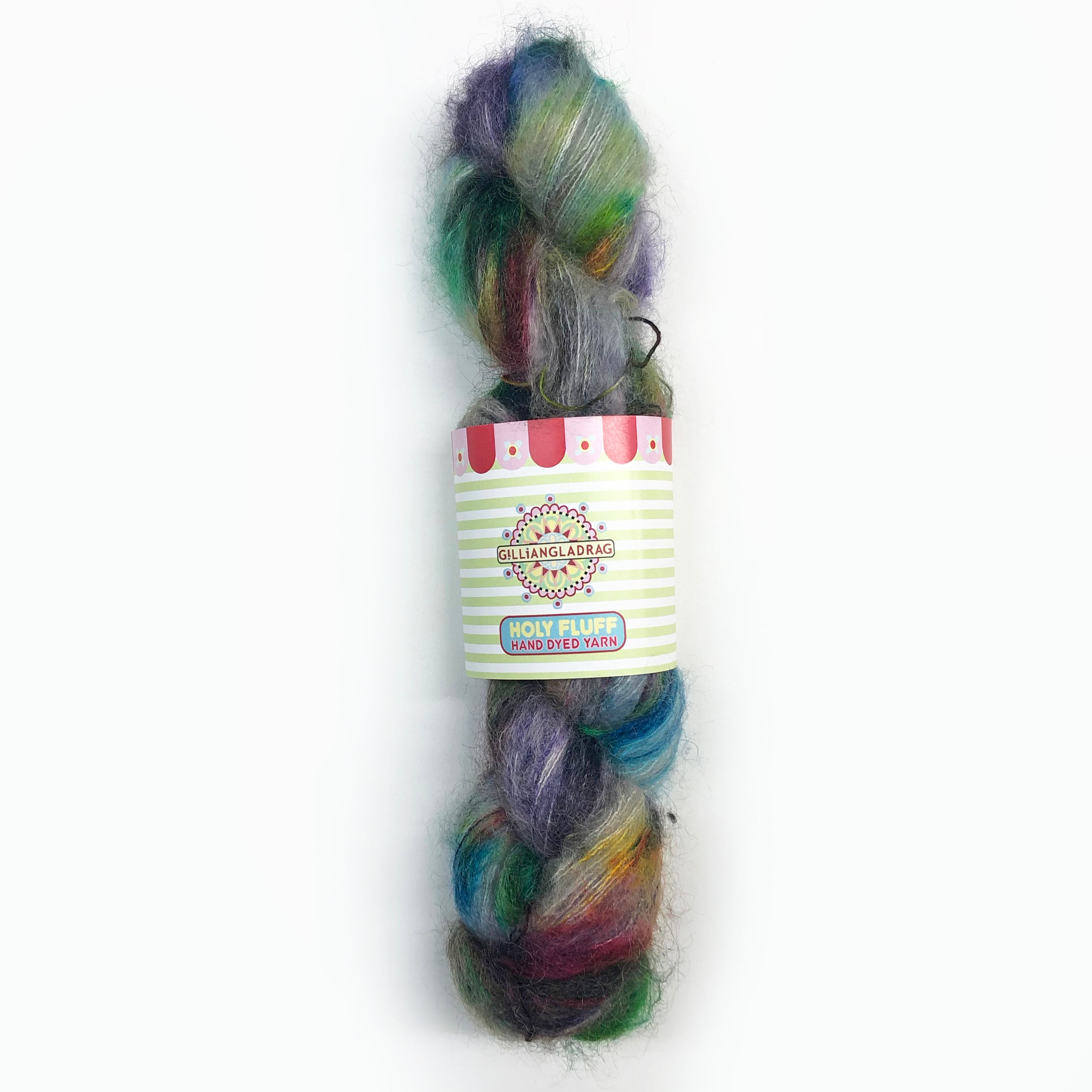 Gilliangladrag Holy Fluff Hand Dyed Kid Silk Lace : 'The Hills Are Alive with the Sound of Music'