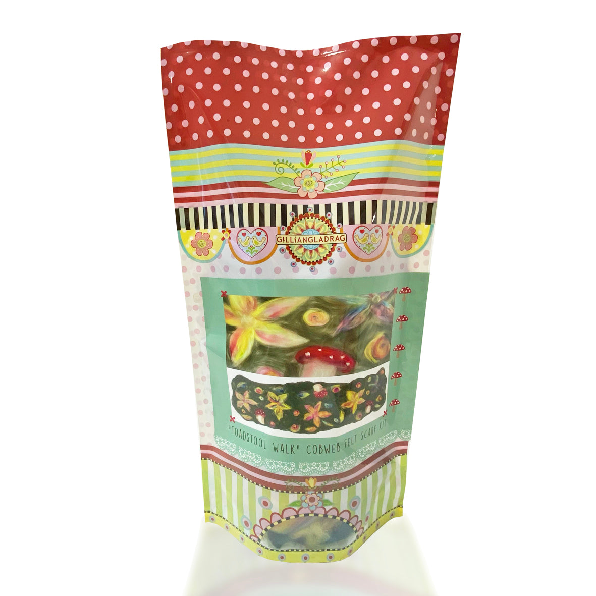 Cobweb Felt Scarf Kit : Toadstool Walk