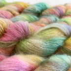 Gilliangladrag Holy Fluff Hand Dyed Kid Silk Lace : Treat People with Kindness