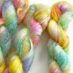 Gilliangladrag Holy Fluff Hand Dyed Kid Silk Lace : Treat People with Kindness