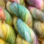 Gilliangladrag Holy Fluff Hand Dyed Kid Silk Lace : Treat People with Kindness