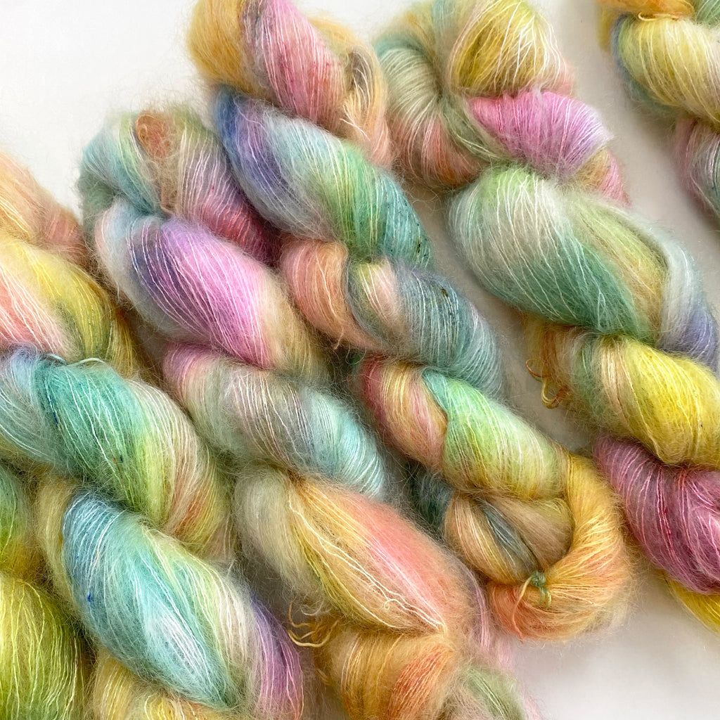 Gilliangladrag Holy Fluff Hand Dyed Kid Silk Lace : Treat People with Kindness